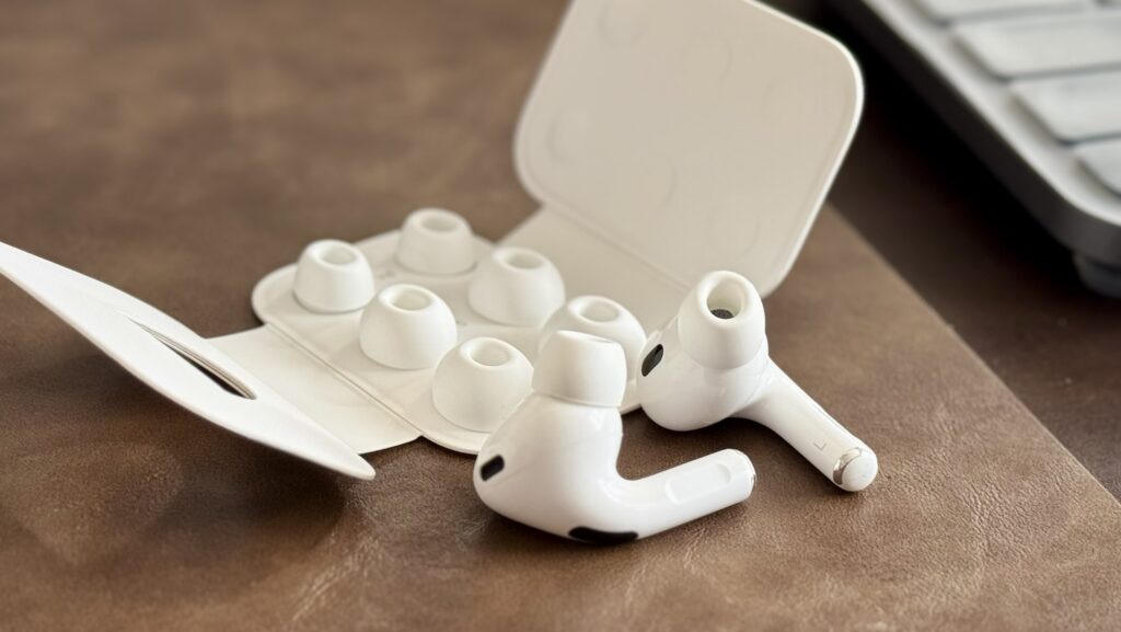 AirPods Proと純正イヤーチップ