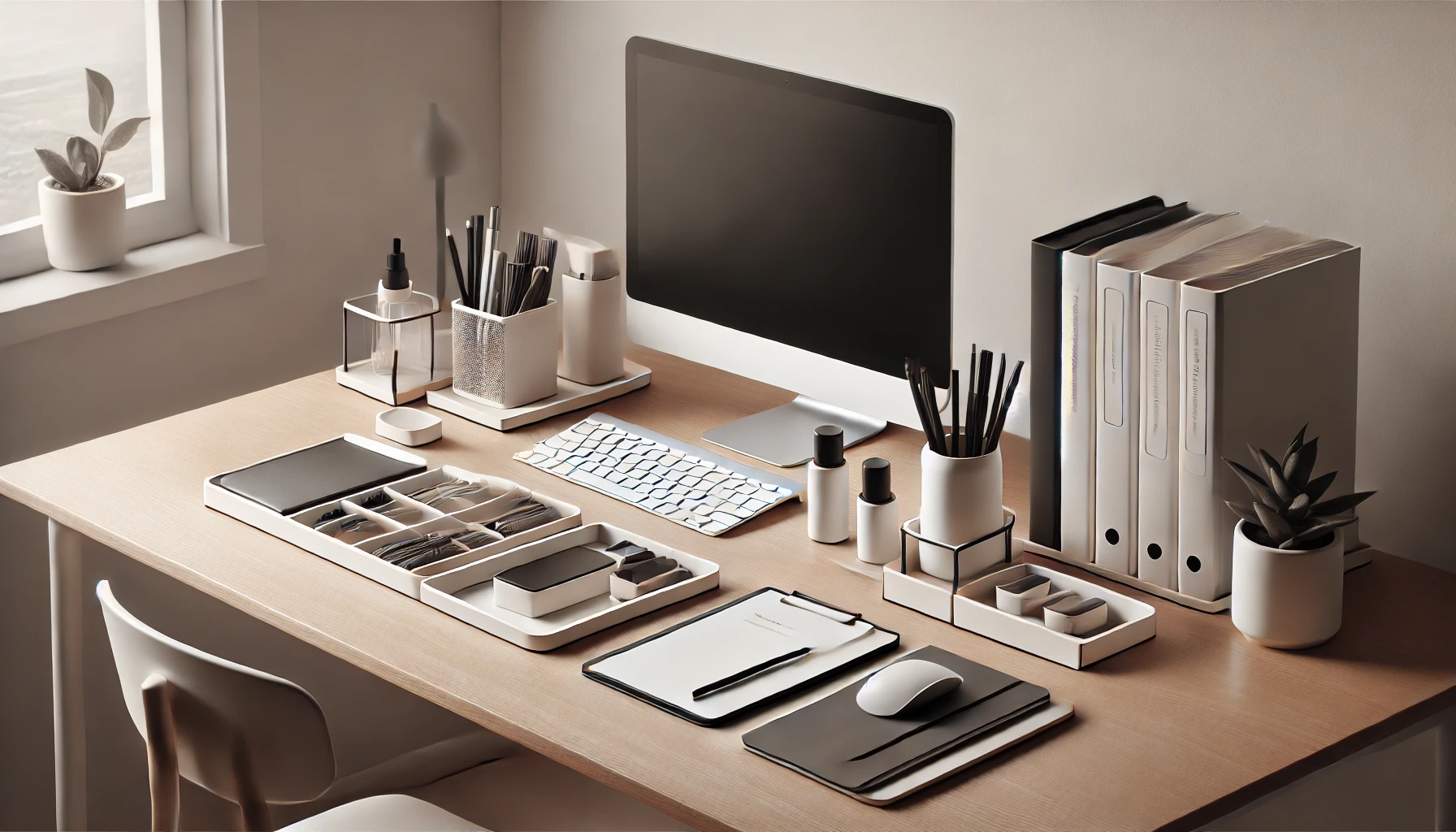 デスク上の収納