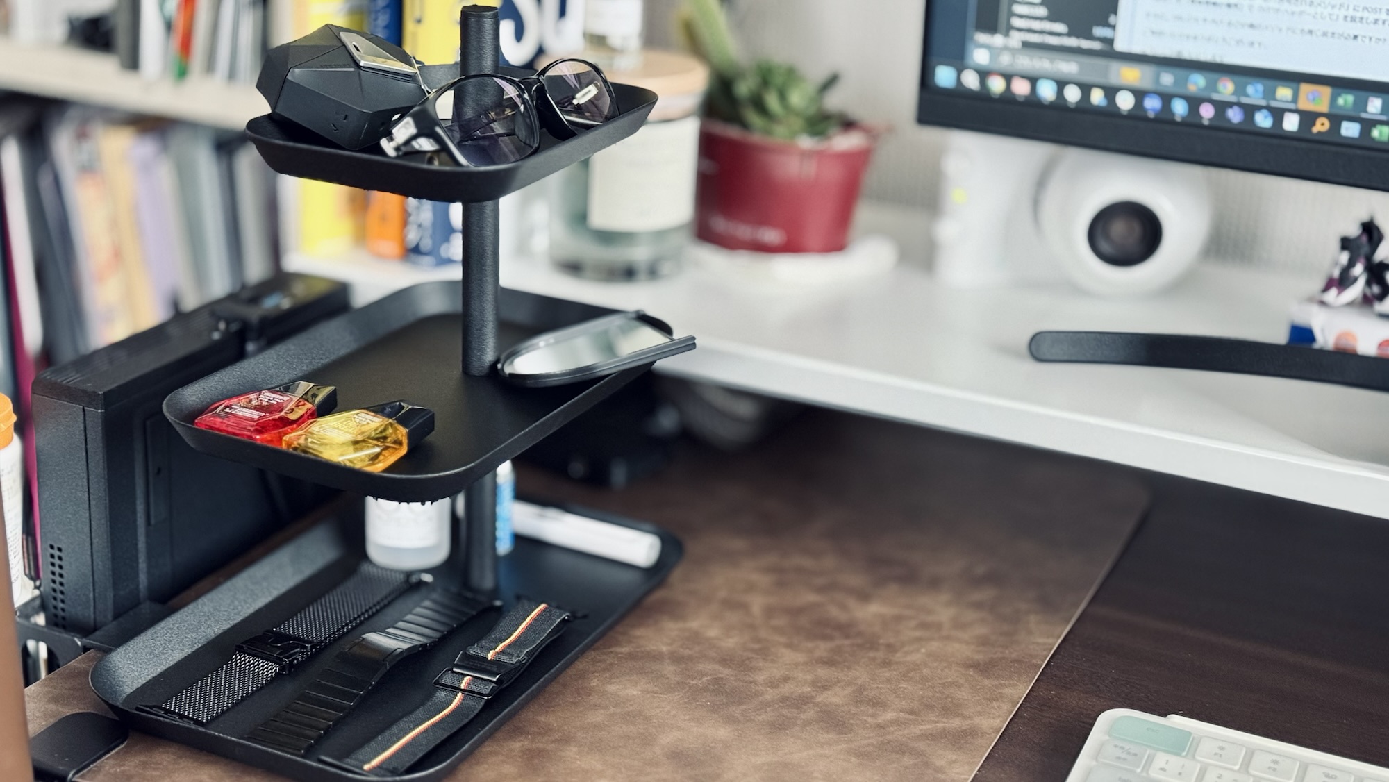 山崎産業 アクセサリー3段トレー