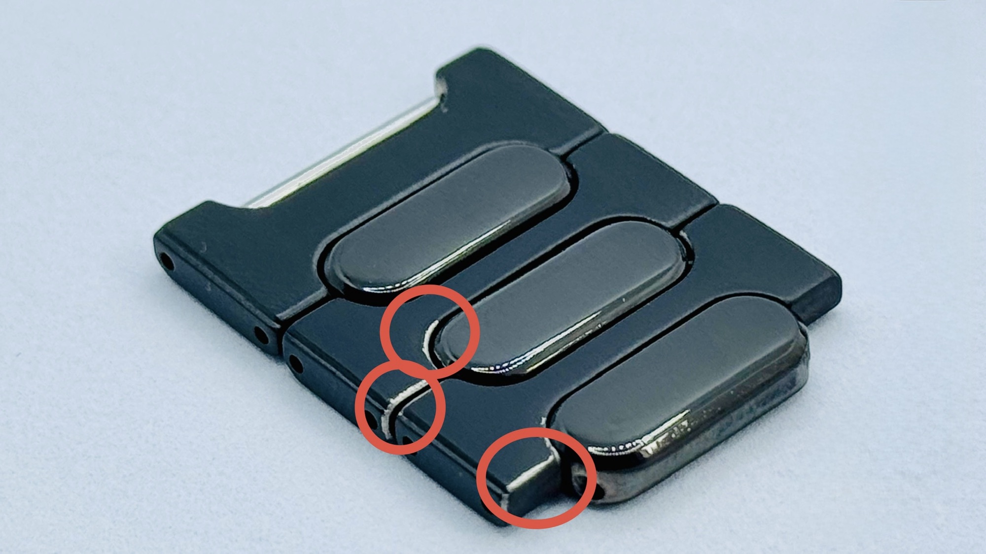 BELTIES ブラックリンクチタンバンド