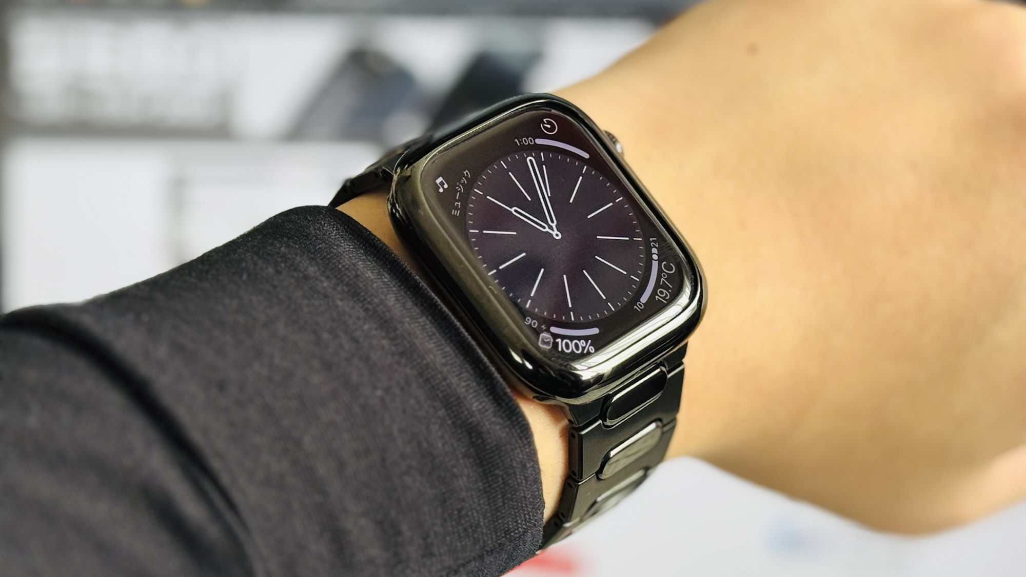 BELTIES ブラックリンクチタンバンド