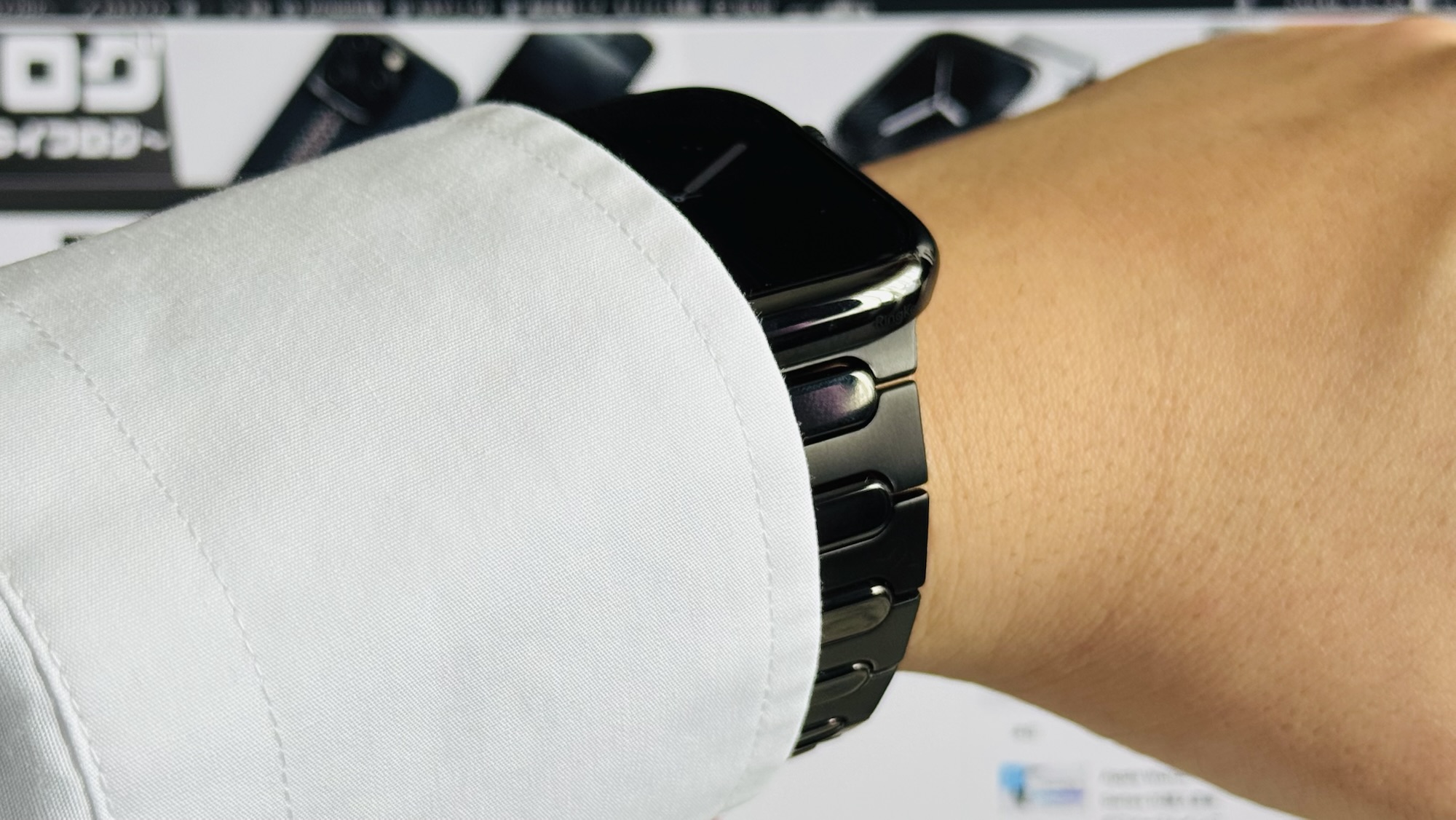 BELTIES ブラックリンクチタンバンド