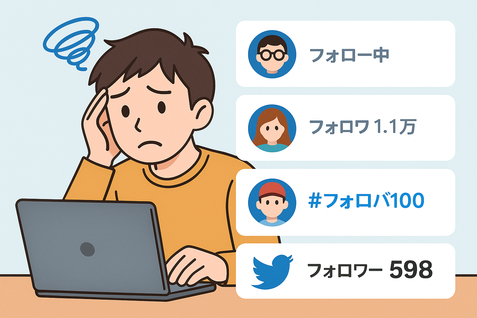 フォロバタグを使って微妙だったこと