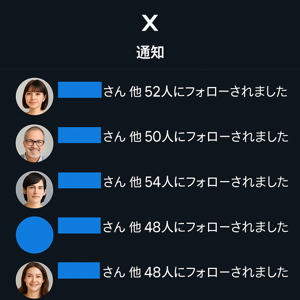 急激に増えるフォロワー