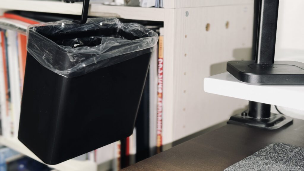 山善実業 tower 引っ掛けられるゴミ箱ブラック