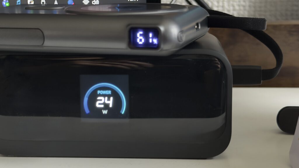 Satray Qi2 25W対応半個体電池モバイルバッテリー10000mAh